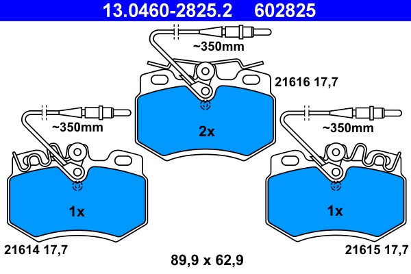 Remblokset ATE 13.0460-2825.2