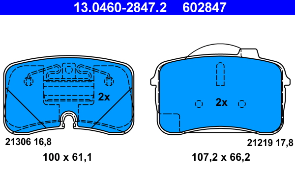 Remblokset ATE 13.0460-2847.2