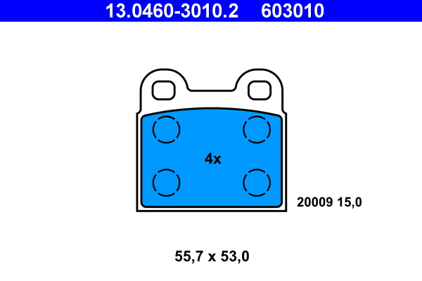 Remblokset ATE 13.0460-3010.2