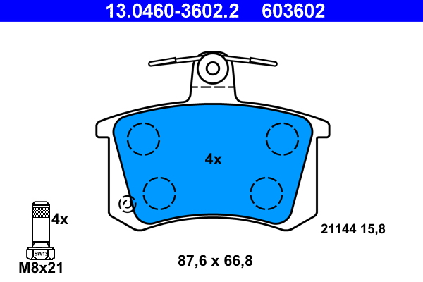 Remblokset ATE 13.0460-3602.2