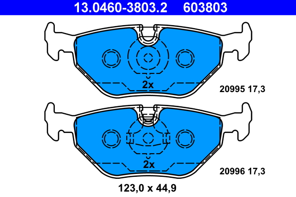 Remblokset ATE 13.0460-3803.2