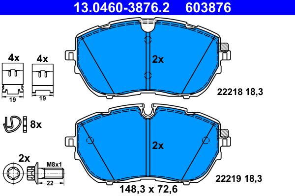 Remblokset ATE 13.0460-3876.2