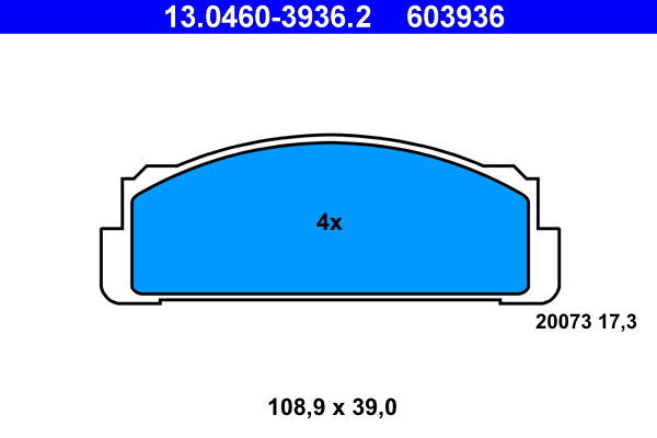 Remblokset ATE 13.0460-3936.2