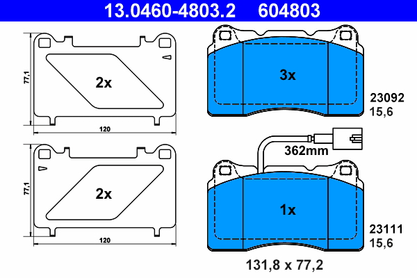 Remblokset ATE 13.0460-4803.2