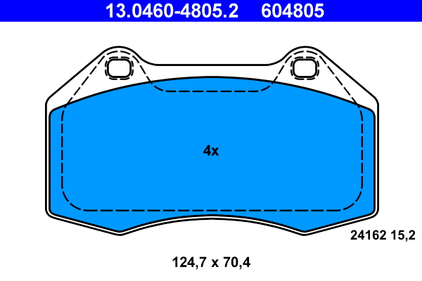 Remblokset ATE 13.0460-4805.2