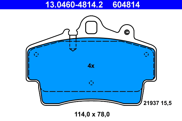 Remblokset ATE 13.0460-4814.2