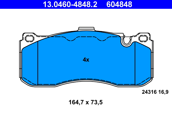 Remblokset ATE 13.0460-4848.2