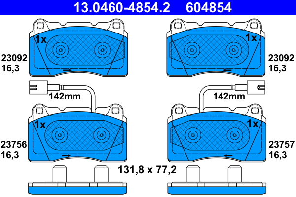 Remblokset ATE 13.0460-4854.2