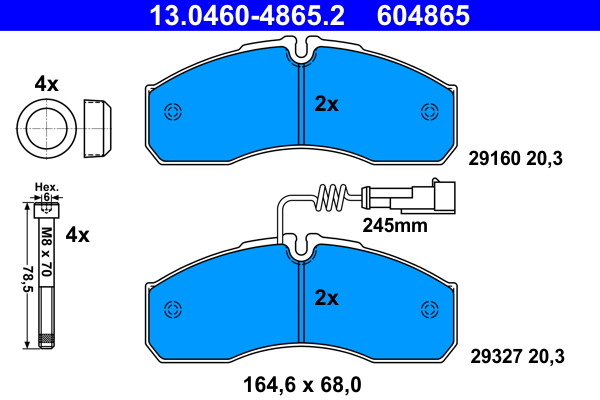 Remblokset ATE 13.0460-4865.2