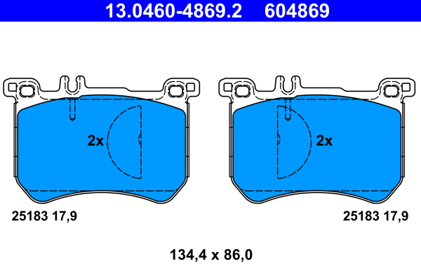 Remblokset ATE 13.0460-4869.2