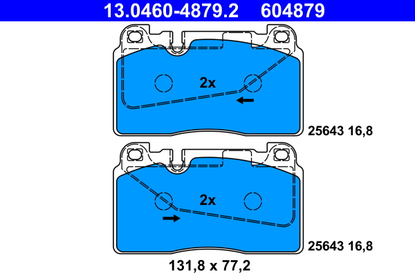 Remblokset ATE 13.0460-4879.2