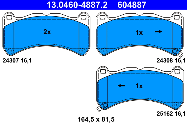 Remblokset ATE 13.0460-4887.2