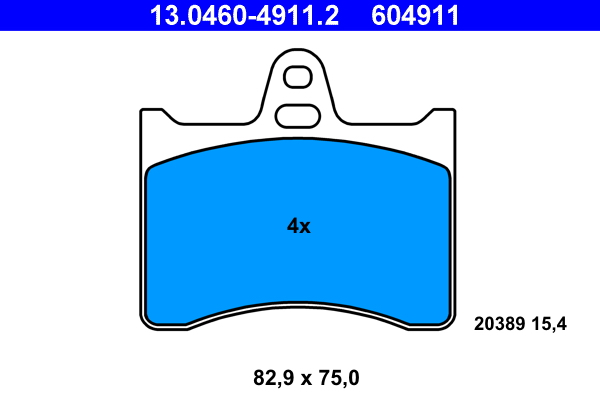 Remblokset ATE 13.0460-4911.2