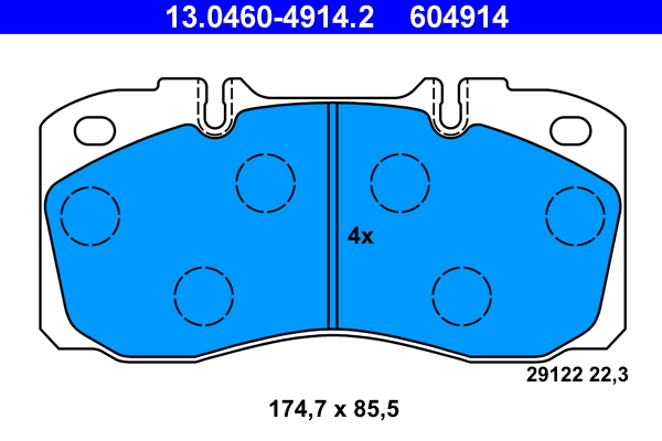 Remblokset ATE 13.0460-4914.2