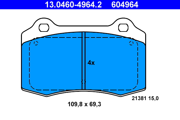 Remblokset ATE 13.0460-4964.2