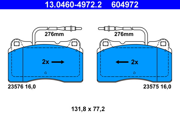 Remblokset ATE 13.0460-4972.2