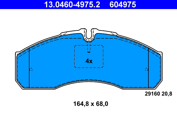 Remblokset ATE 13.0460-4975.2