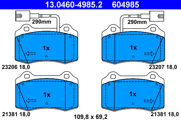 Remblokset ATE 13.0460-4985.2