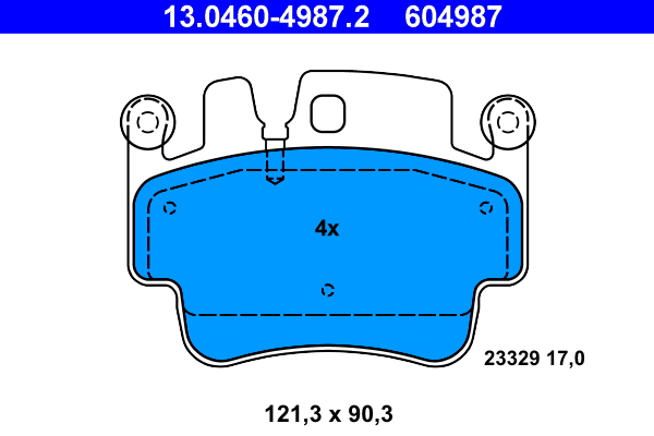 Remblokset ATE 13.0460-4987.2