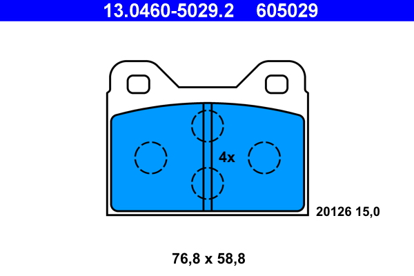 Remblokset ATE 13.0460-5029.2