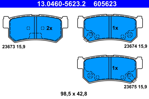 Remblokset ATE 13.0460-5623.2