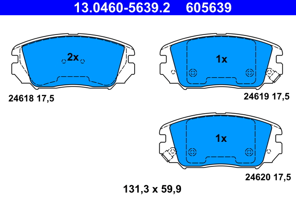 Remblokset ATE 13.0460-5639.2