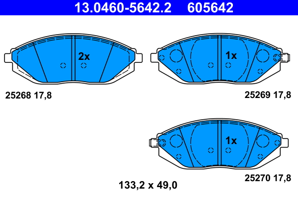 Remblokset ATE 13.0460-5642.2