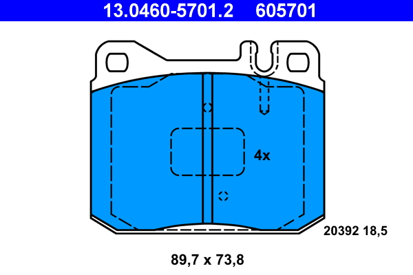 Remblokset ATE 13.0460-5701.2