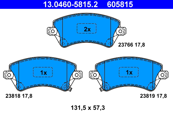 Remblokset ATE 13.0460-5815.2