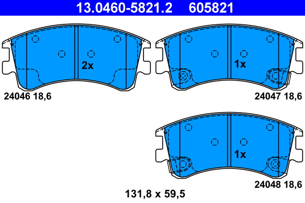 Remblokset ATE 13.0460-5821.2