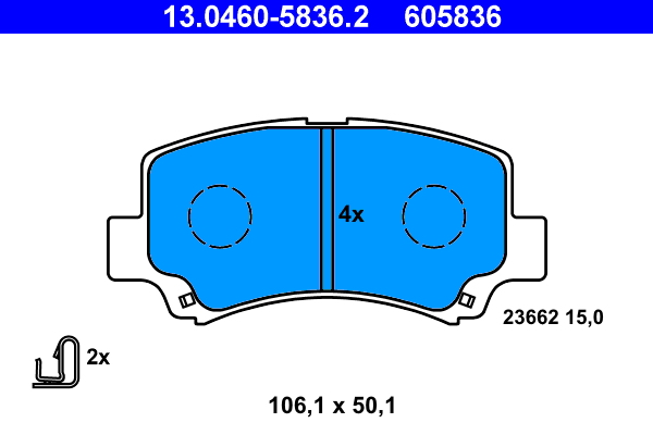 Remblokset ATE 13.0460-5836.2