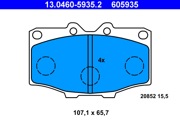 Remblokset ATE 13.0460-5935.2