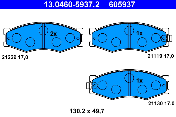 Remblokset ATE 13.0460-5937.2