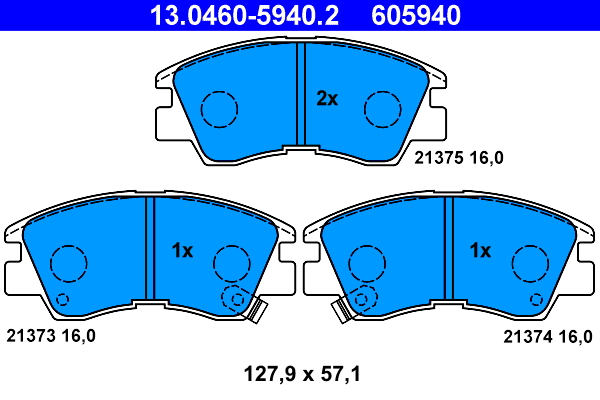 Remblokset ATE 13.0460-5940.2