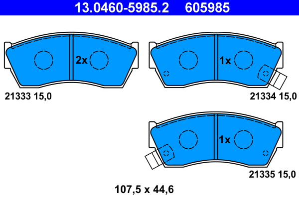 Remblokset ATE 13.0460-5985.2