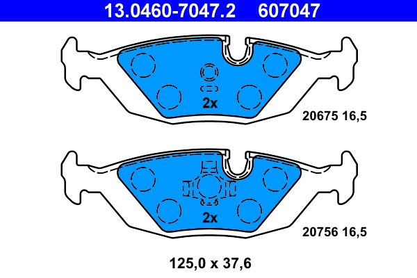 Remblokset ATE 13.0460-7047.2