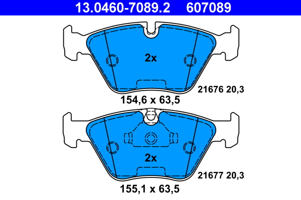 Remblokset ATE 13.0460-7089.2