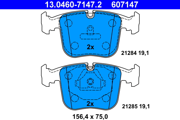 Remblokset ATE 13.0460-7147.2