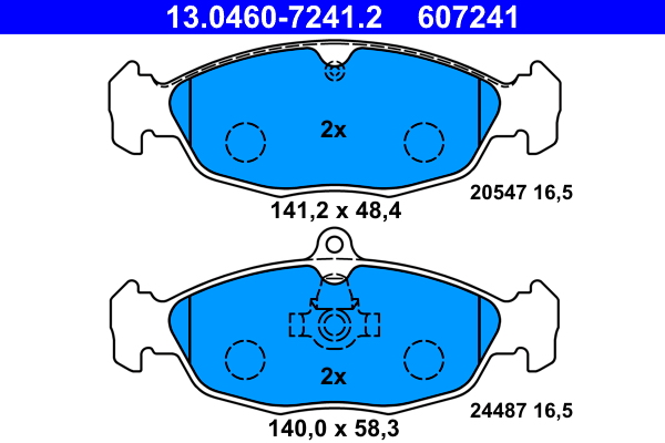 Remblokset ATE 13.0460-7241.2