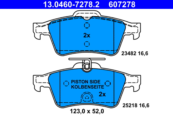 Remblokset ATE 13.0460-7278.2