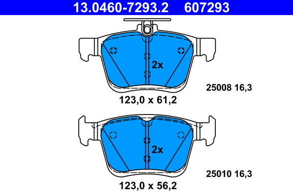 Remblokset ATE 13.0460-7293.2