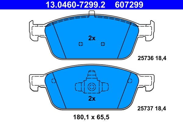 Remblokset ATE 13.0460-7299.2