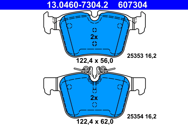 Remblokset ATE 13.0460-7304.2