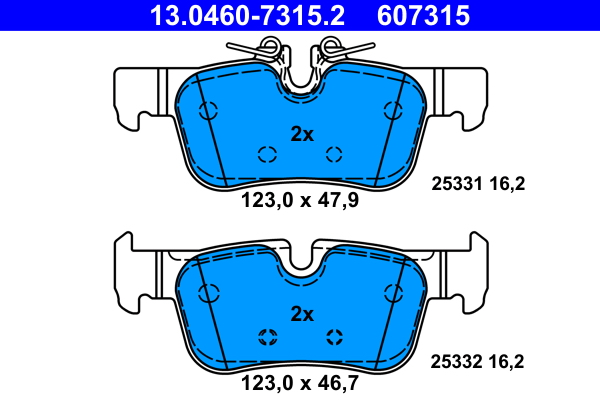 Remblokset ATE 13.0460-7315.2