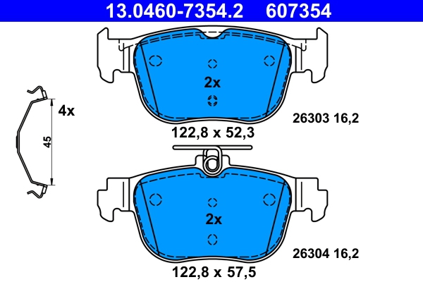 Remblokset ATE 13.0460-7354.2