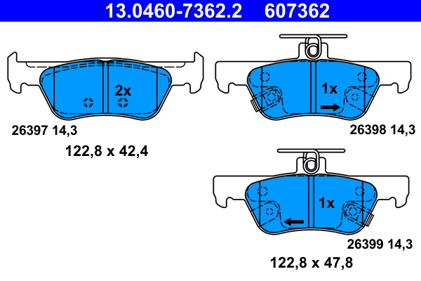 Remblokset ATE 13.0460-7362.2