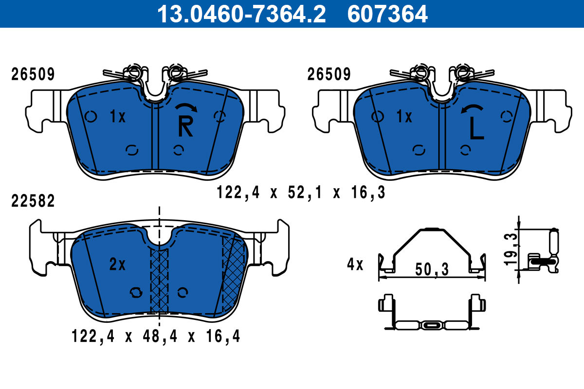 Remblokset ATE 13.0460-7364.2