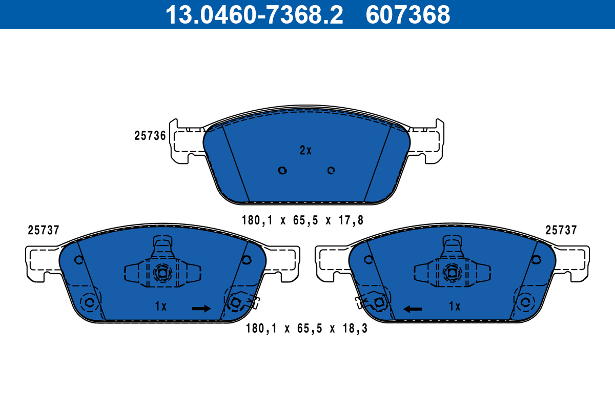 Remblokset ATE 13.0460-7368.2