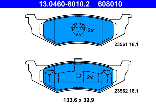 Remblokset ATE 13.0460-8010.2