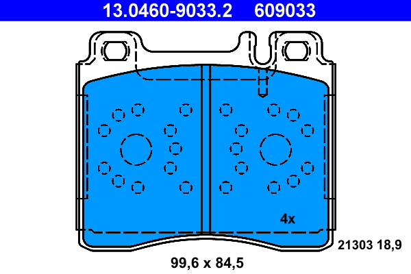 Remblokset ATE 13.0460-9033.2